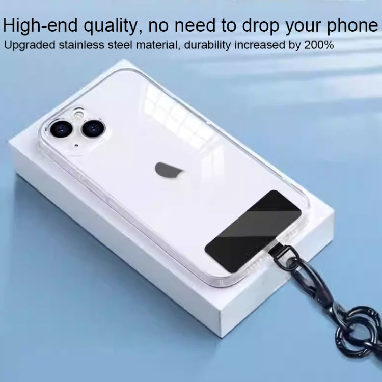 Rectangle Metal Mobile Phone Lanyard Fixing Gasket(Gold) - free shipping - PMc TechLife - Order now!