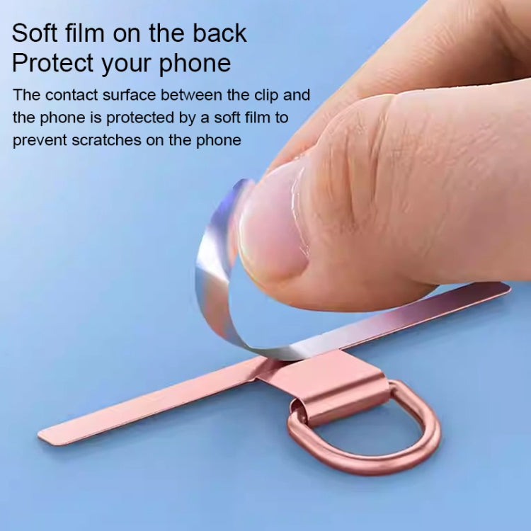 T-shape Metal Mobile Phone Lanyard Fixing Gasket(Rose Gold) - free shipping - PMc TechLife - Order now!