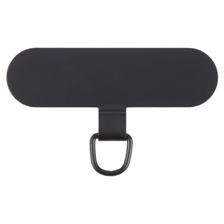 Oval Metal Mobile Phone Lanyard Fixing Gasket(Black) - free shipping - PMc TechLife - Order now!