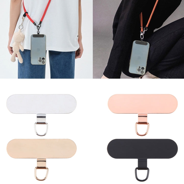 Oval Metal Mobile Phone Lanyard Fixing Gasket(Rose Gold) - free shipping - PMc TechLife - Order now!