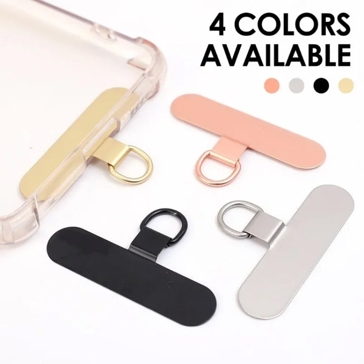 Oval Metal Mobile Phone Lanyard Fixing Gasket(Rose Gold) - free shipping - PMc TechLife - Order now!