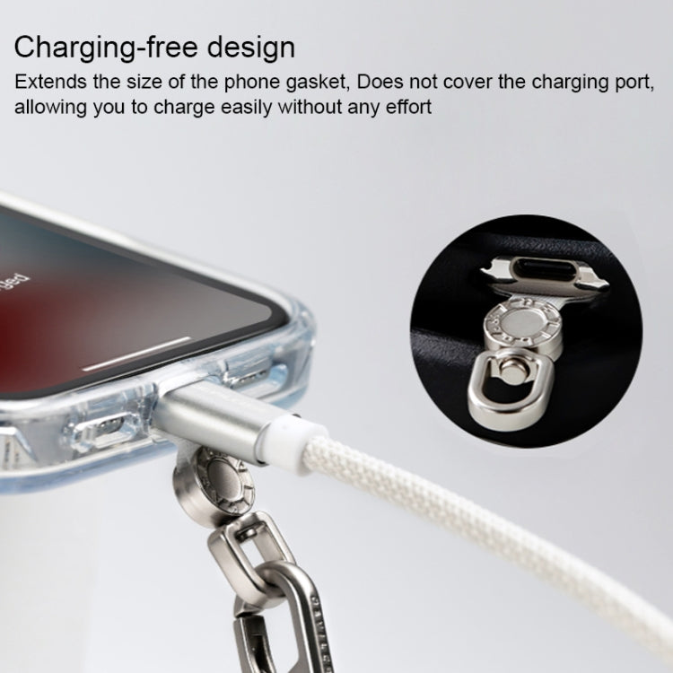 360 Degree Rotation Mobile Phone Lanyard Fixing Gasket(Gold) - free shipping - PMc TechLife - Order now!