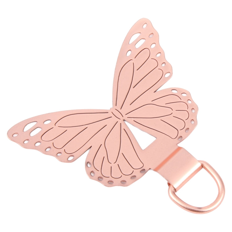 Butterfly Metal Mobile Phone Lanyard Fixing Gasket(Rose Gold) - free shipping - PMc TechLife - Order now!