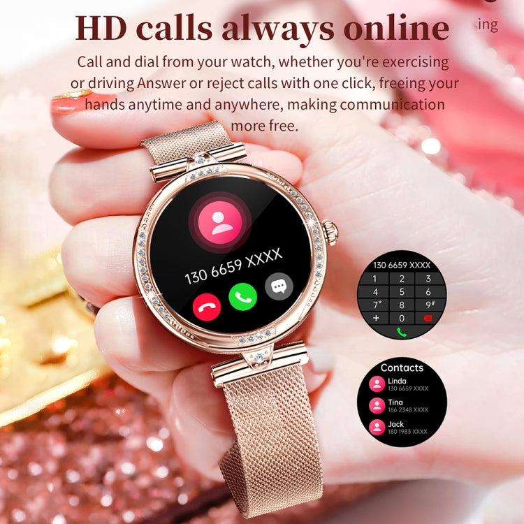 NX17 Pro 1.19 inch AMOLED Screen Silicone Strap Smart Watch, Support Health Monitoring / Bluetooth Call(Gold) - Smart Watches by PMC TechLife | Online Shopping South Africa | PMC TechLife | Buy Now Pay Later Mobicred