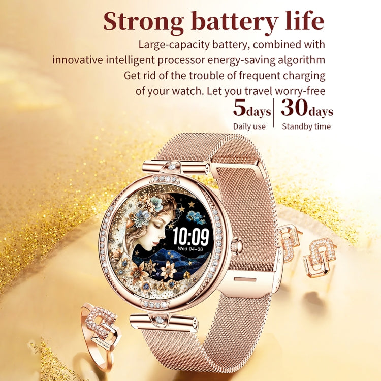 NX17 Pro 1.19 inch AMOLED Screen Steel Strap Smart Watch, Support Health Monitoring / Bluetooth Call(Silver) - Smart Watches by PMC TechLife | Online Shopping South Africa | PMC TechLife | Buy Now Pay Later Mobicred