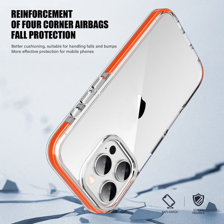 For iPhone 16 TPE Airbag TPU+ PC Full Coverage Phone Case(Transparent) - iPhone 16 Cases by PMC TechLife | Online Shopping South Africa | PMC TechLife | Buy Now Pay Later Mobicred