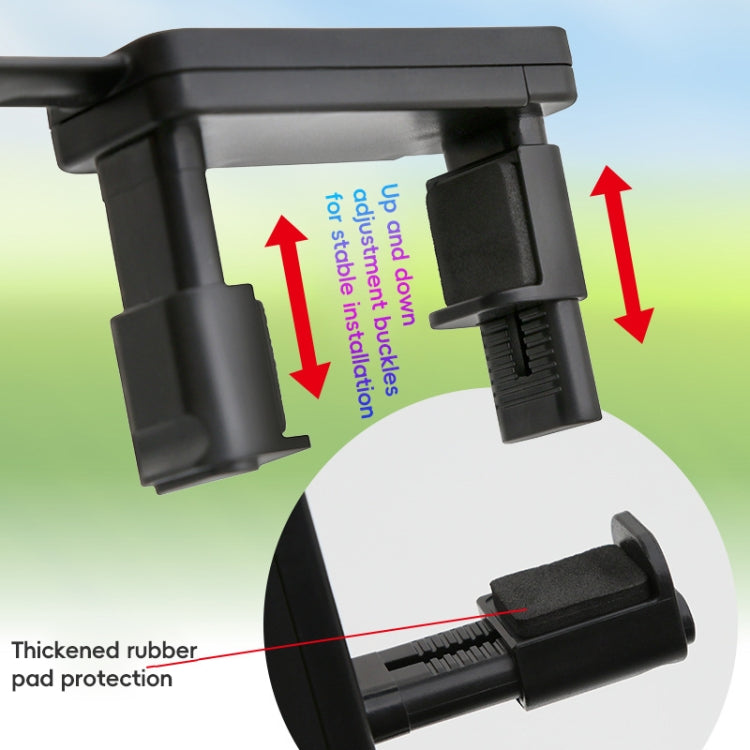 3R-2361 Car Auxiliary Rearview Side Mirror Wide Angle Interior Mirror(Black) - Interior Mirrors by 3R | Online Shopping South Africa | PMc TechLife | Buy Now Pay Later Mobicred