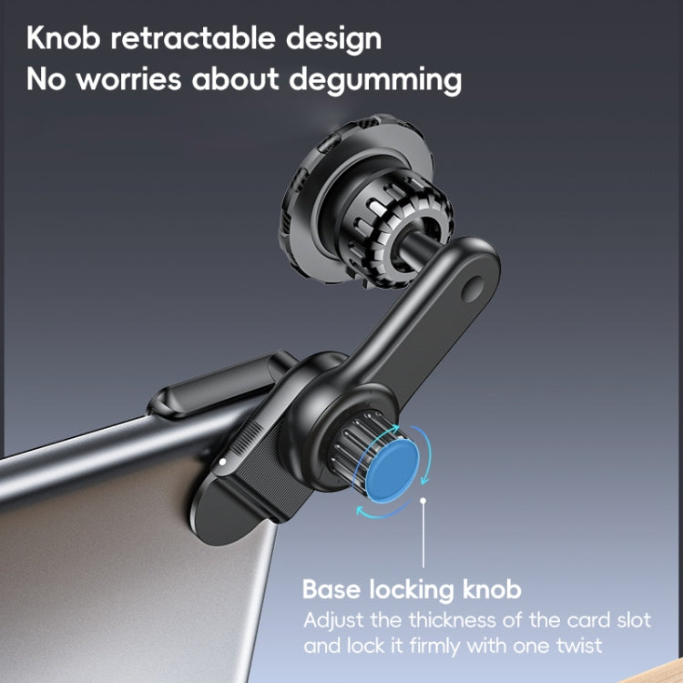 Yesido C212 Car Floating Screen Clip-on Magnetic Phone Holder(Black) - Universal Car Holders by Yesido | Online Shopping South Africa | PMC Jewellery | Buy Now Pay Later Mobicred