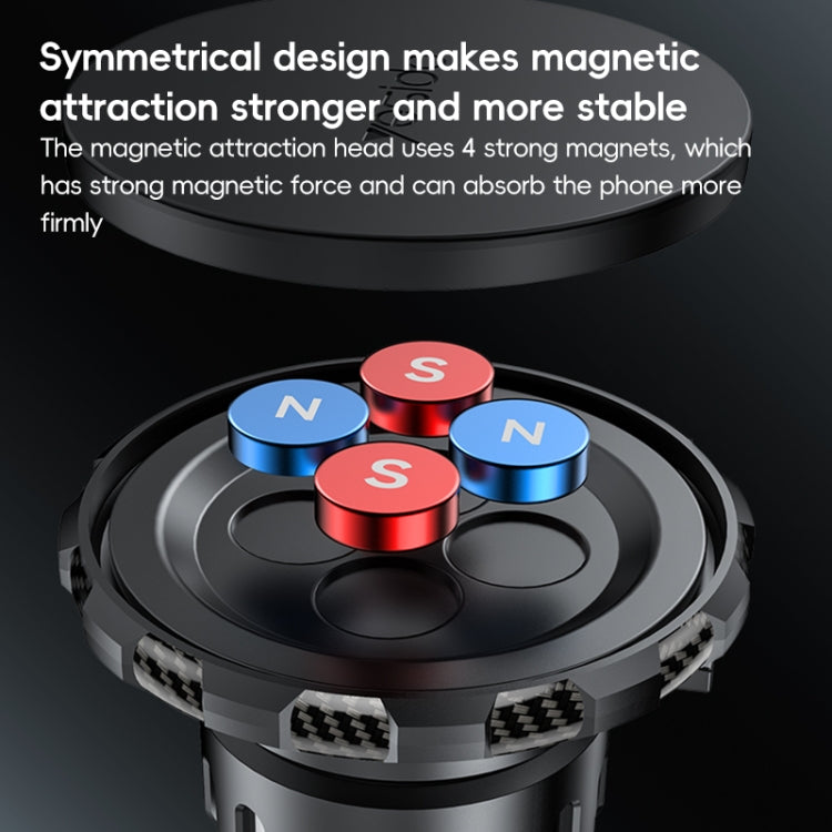 Yesido C212 Car Floating Screen Clip-on Magnetic Phone Holder(Black) - Universal Car Holders by Yesido | Online Shopping South Africa | PMC Jewellery | Buy Now Pay Later Mobicred