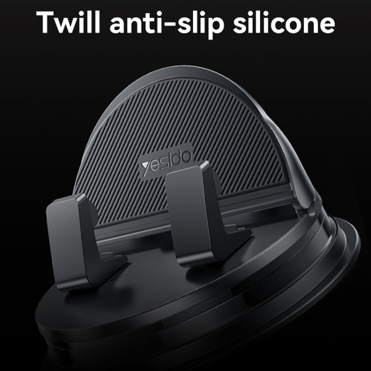 Yesido C268 Car Dashboard 360 Degree Rotating Base Phone Holder(Black) - Universal Car Holders by Yesido | Online Shopping South Africa | PMC Jewellery | Buy Now Pay Later Mobicred