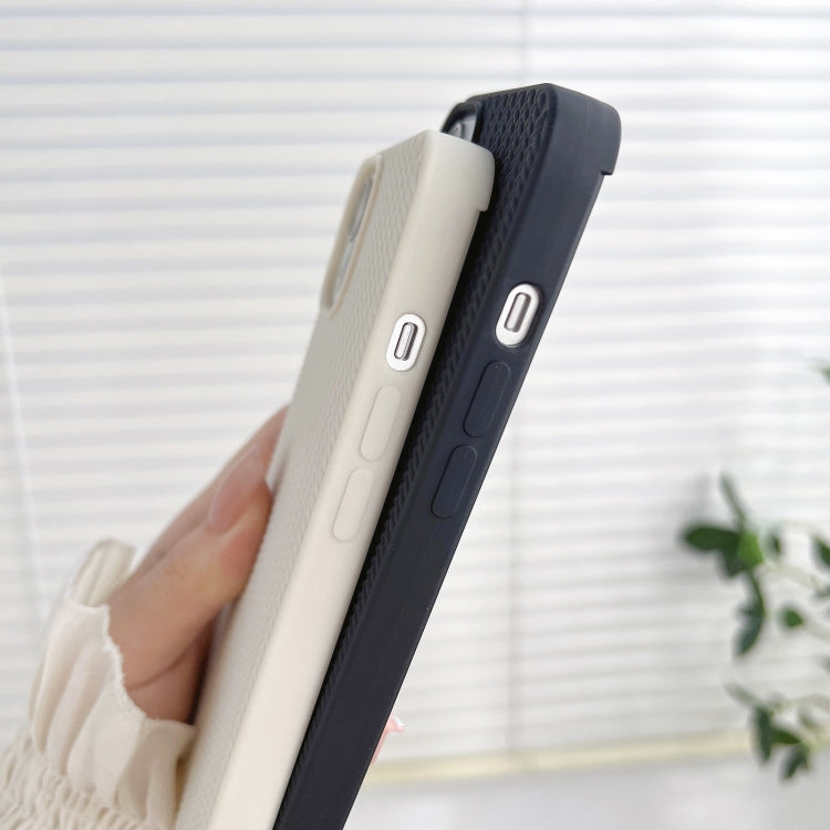 For iPhone 16 Plus Weave Texture TPU Phone Case(Black) - iPhone 16 Plus Cases by PMC TechLife | Online Shopping South Africa | PMC TechLife | Buy Now Pay Later Mobicred