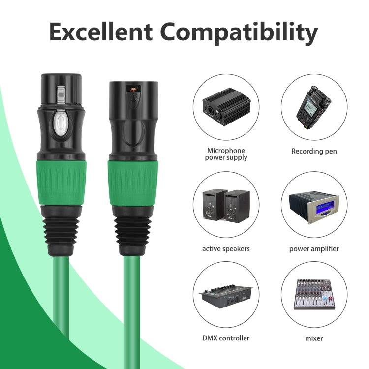 JC1015 XLR 3pin Male to Female Audio Cable, Length:10m(Red) - Microphone Audio Cable & Connector by PMC TechLife | Online Shopping South Africa | PMC TechLife | Buy Now Pay Later Mobicred
