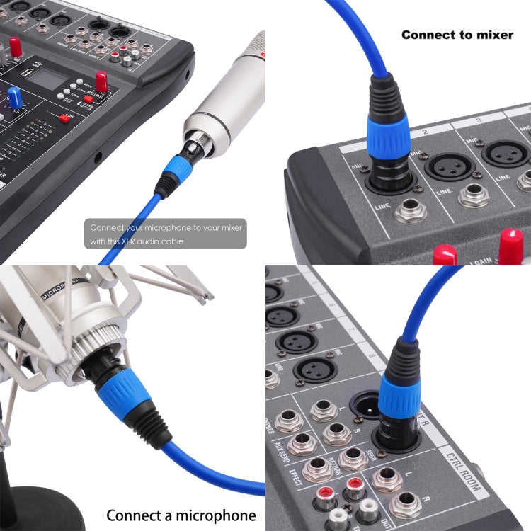 JC1015 XLR 3pin Male to Female Audio Cable, Length:10m(Yellow) - Microphone Audio Cable & Connector by PMC TechLife | Online Shopping South Africa | PMC TechLife | Buy Now Pay Later Mobicred