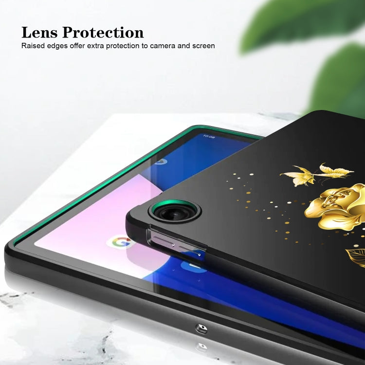 For Lenovo Tab M11 / Xiaoxin Pad 2024 Color Painting Pattern Smart Tablet TPU Case(Lion) - Lenovo by PMC Jewellery | Online Shopping South Africa | PMC Jewellery | Buy Now Pay Later Mobicred