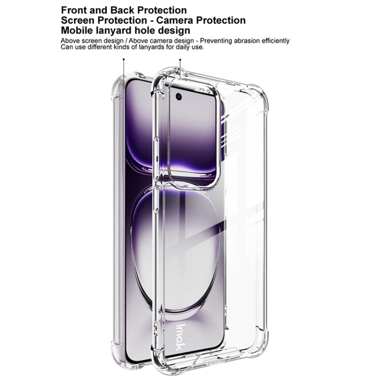For OPPO Reno12 Pro Global IMAK Space Shield PC + TPU Airbag Shockproof Phone Case(Transparent) - OPPO Cases by imak | Online Shopping South Africa | PMC Jewellery | Buy Now Pay Later Mobicred