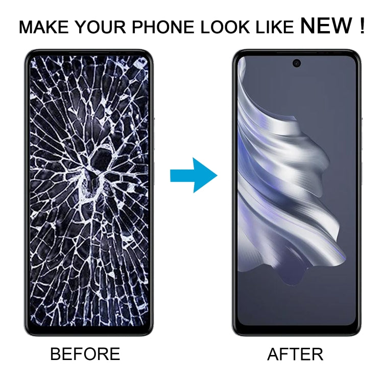 For Tecno Spark 20 Pro 4G KJ6 OEM LCD Screen Digitizer Full Assembly With Frame - free shipping - PMC Jewellery - Order now!