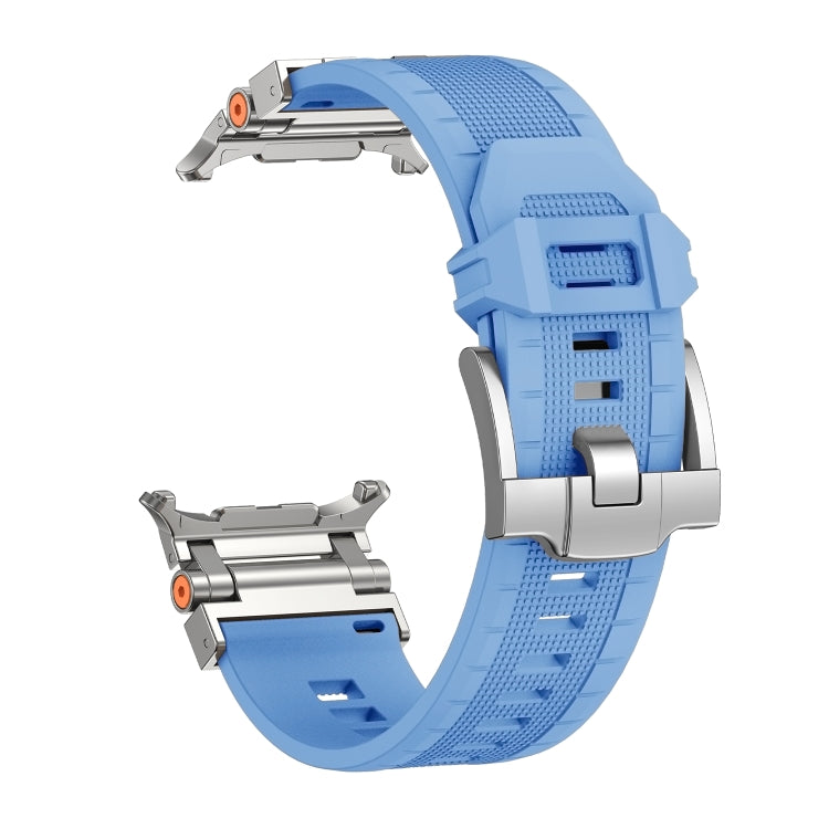 For Samsung Galaxy Watch UItra 47mm Armor TPU Sports Watch Band(Light Blue Silver) - free shipping - PMC TechLife - Order now!