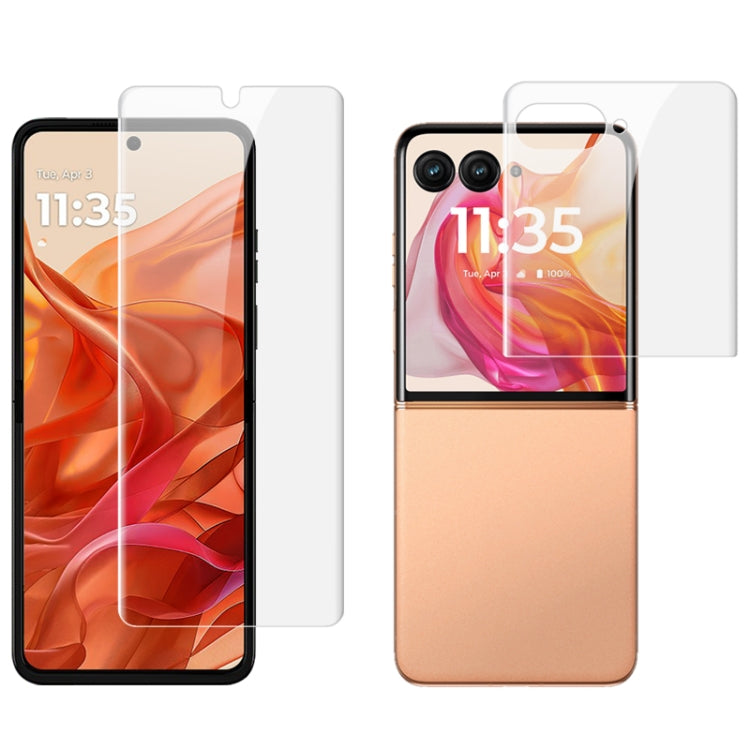 For Motorola Razr 50 Ultra / Razr+ 2024 imak 4th Generation Screen Hydrogel Film Protector, Main Screen + Second Screen 1 Set - free shipping - PMC Jewellery - Order now!