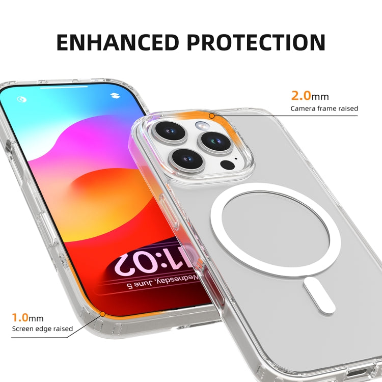 For iPhone 16 Pro Max Mutural Ice Series MagSafe Magnetic TPU Phone Case(Transparent) - iPhone 16 Pro Max Cases by Mutural | Online Shopping South Africa | PMC TechLife | Buy Now Pay Later Mobicred