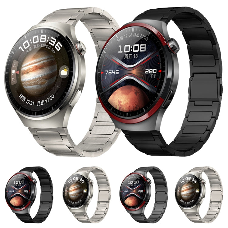 22mm I-shaped Magnetic Buckle Pure Titanium Watch Band(Titanium Gold) - free shipping - PMC TechLife - Order now!