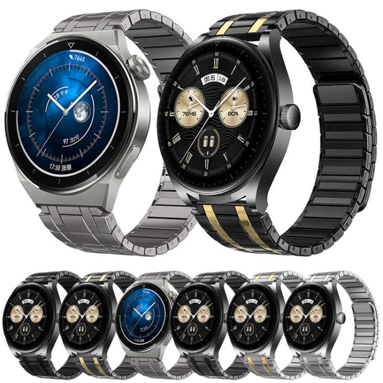 22mm AP Style Chain Magnetic Buckle Stainless Steel Watch Band(Silver Gold) - free shipping - PMC TechLife - Order now!