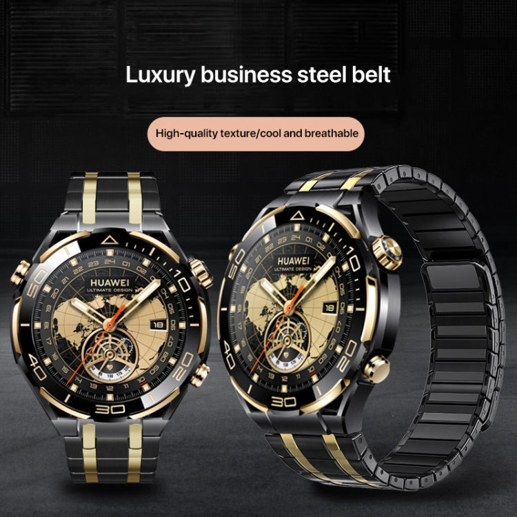 22mm AP Style Chain Magnetic Buckle Stainless Steel Watch Band(Silver Gold) - free shipping - PMC TechLife - Order now!