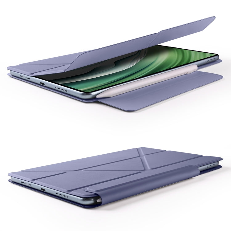For Honor MagicPad 2 12.3 Fixed Buckle Magnetic Deformation Leather Tablet Case(Lavender Purple) - Honor by PMC TechLife | Online Shopping South Africa | PMC TechLife | Buy Now Pay Later Mobicred