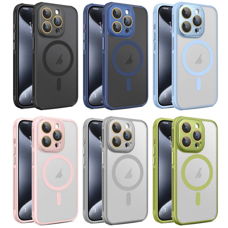 For iPhone 16 Pro Side Cooling Skin Feel Frosted MagSafe Magnetic Phone Case(Blue) - iPhone 16 Pro Cases by PMC TechLife | Online Shopping South Africa | PMC TechLife | Buy Now Pay Later Mobicred