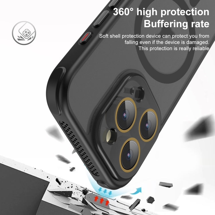 For iPhone 16 Pro Side Cooling Skin Feel Frosted MagSafe Magnetic Phone Case(Blue) - iPhone 16 Pro Cases by PMC TechLife | Online Shopping South Africa | PMC TechLife | Buy Now Pay Later Mobicred