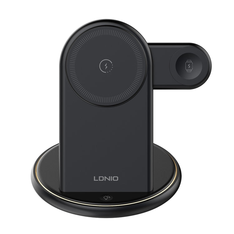 LDNIO WL02 25.5W 5 in 1 MagSafe Wireless Charger with 30cm Type-C Cable(Black) - free shipping - PMC Jewellery - Order now!