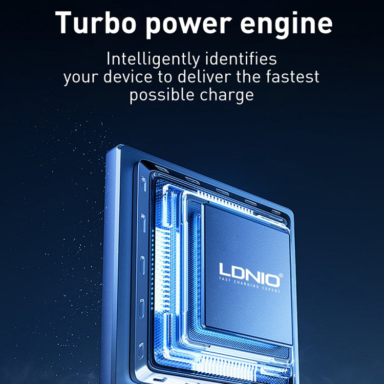 LDNIO WL02 25.5W 5 in 1 MagSafe Wireless Charger with 30cm Type-C Cable(Black) - free shipping - PMC Jewellery - Order now!