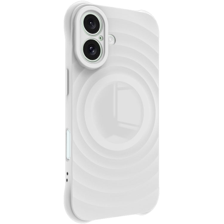 For iPhone 16 IMAK UC-6 Series Manbo Frosting Soft Phone Case(White) - iPhone 16 Cases by imak | Online Shopping South Africa | PMC TechLife | Buy Now Pay Later Mobicred