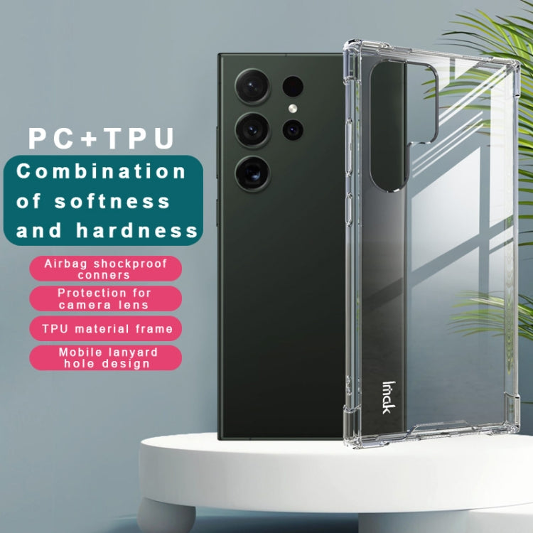 For Samsung Galaxy S24 Ultra 5G IMAK Space Shield PC + TPU Airbag Shockproof Phone Case(Transparent) - free shipping - PMC Jewellery - Order now!