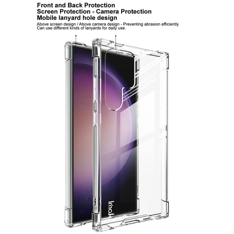 For Samsung Galaxy S24 Ultra 5G IMAK Space Shield PC + TPU Airbag Shockproof Phone Case(Transparent) - free shipping - PMC Jewellery - Order now!