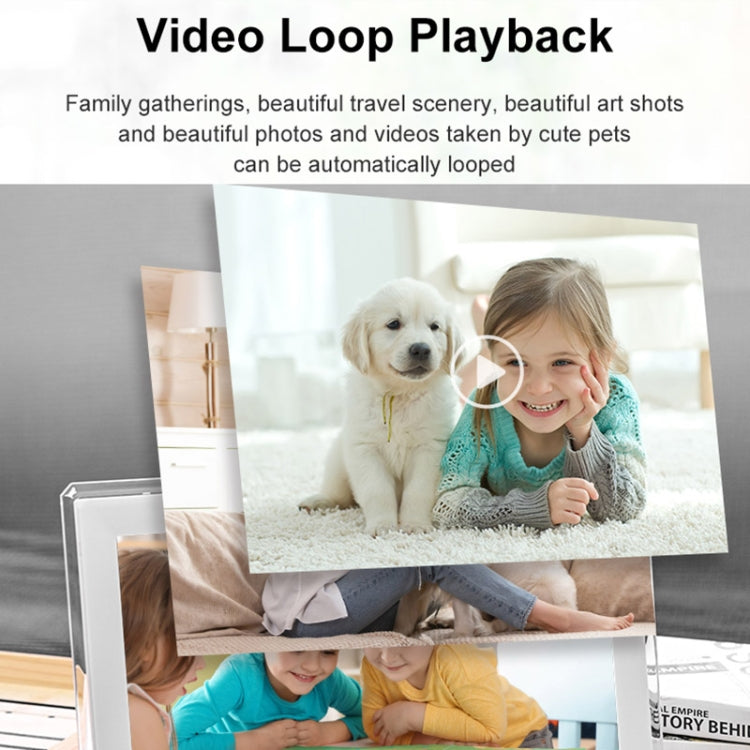 15.6 inch IPS Screen Digital Cloud Photo Frame Wall Mounted LED Advertising Machine, Plug Type:UK Plug(White) - 15 inch Above by PMC TechLife | Online Shopping South Africa | PMC TechLife | Buy Now Pay Later Mobicred