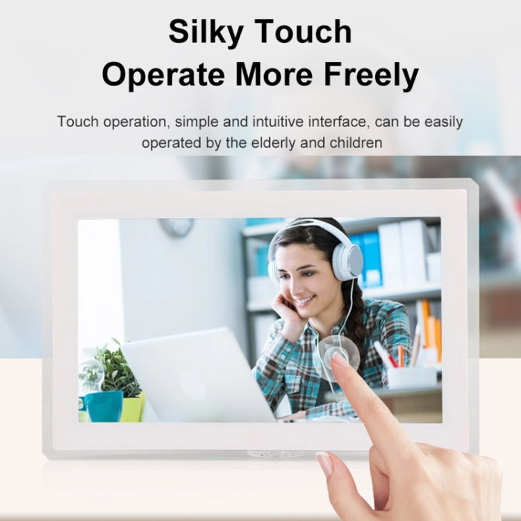 15.6 inch IPS Screen Digital Cloud Photo Frame Wall Mounted LED Advertising Machine, Plug Type:US Plug(Black) - 15 inch Above by PMC TechLife | Online Shopping South Africa | PMC TechLife | Buy Now Pay Later Mobicred