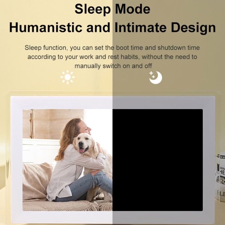 15.6 inch IPS Screen Digital Cloud Photo Frame Wall Mounted LED Advertising Machine, Plug Type:AU Plug(White) - 15 inch Above by PMC TechLife | Online Shopping South Africa | PMC TechLife | Buy Now Pay Later Mobicred