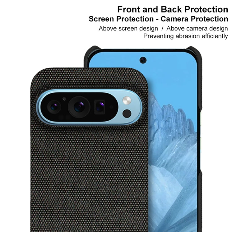 For Google Pixel 9 Pro XL imak Ruiyi Series Cloth Texture PU + PC Phone Case(Black) - free shipping - PMC Jewellery - Order now!