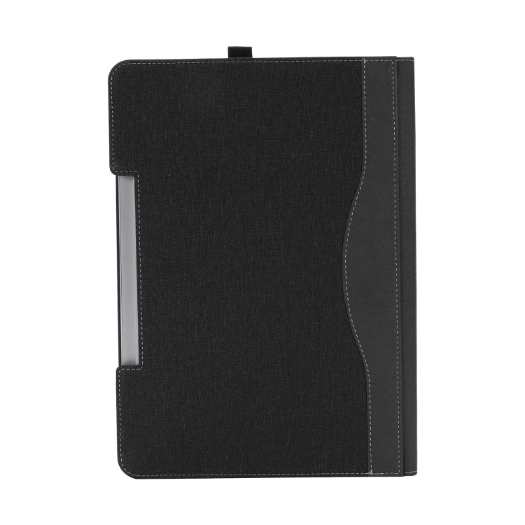 For Microsoft Surface Laptop Studio 2 Cotton Cloth Texture Leather Laptop Protective Case(Black) - free shipping - PMC Jewellery - Order now!