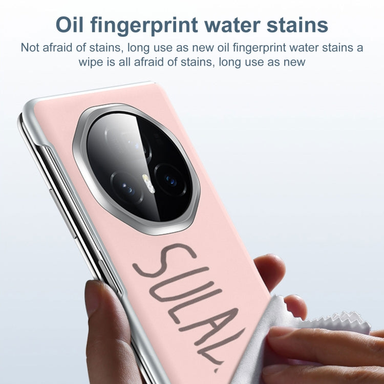 For Honor Magic V3 SULADA Skin Feel Liquid Leather Shockproof Phone Case(Pink) - free shipping - PMC TechLife - Order now!