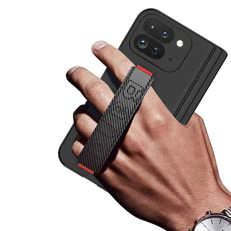 For Google Pixel 9 Pro Fold GKK Integrated Fold Hinge Wrist Strap Phone Case with Holder(Green) - free shipping - PMC Jewellery - Order now!