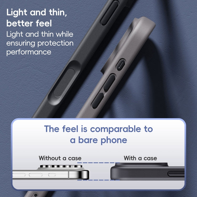 For iPhone 16 Pro Ming Shield Series MagSafe Magnetic Phone Case(Black) - iPhone 16 Pro Cases by PMC Jewellery | Online Shopping South Africa | PMC Jewellery | Buy Now Pay Later Mobicred