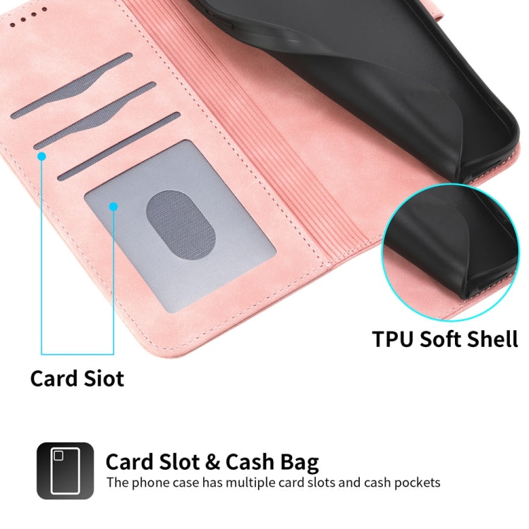 For Redmi K70 Ultra Dierfeng Dream Line TPU Hybrid PU Leather Phone Case(Pink) - Xiaomi Cases by PMC Jewellery | Online Shopping South Africa | PMC Jewellery | Buy Now Pay Later Mobicred