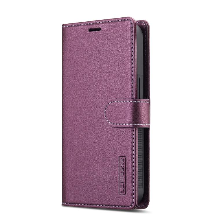 For iPhone 16e LC.IMEEKE L2 Series Detachable Magsafe PU Phone Case with Lanyard(Purple) - free shipping - PMc TechLife - Order now!