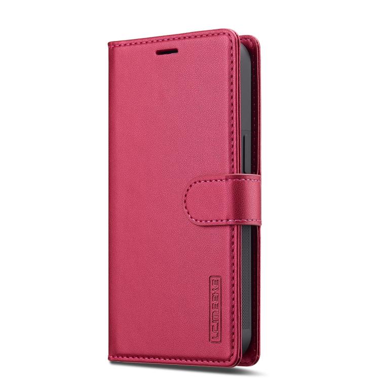 For iPhone 16e LC.IMEEKE L2 Series Detachable Magsafe PU Phone Case with Lanyard(Red) - free shipping - PMc TechLife - Order now!