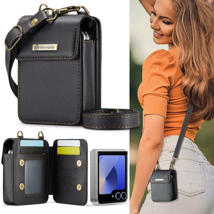 For Samsung Z Flip Series CaseMe Me50 Mini Lanyard Universal Bag(Black) - free shipping - PMC Jewellery - Order now!