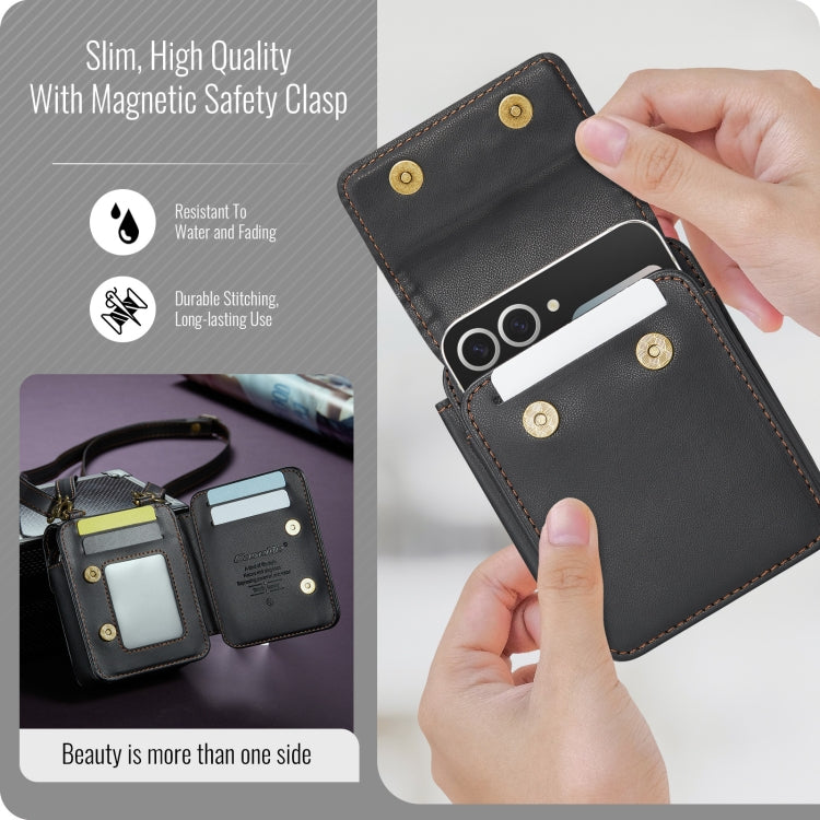 For Samsung Z Flip Series CaseMe Me50 Mini Lanyard Universal Bag(Black) - free shipping - PMC Jewellery - Order now!
