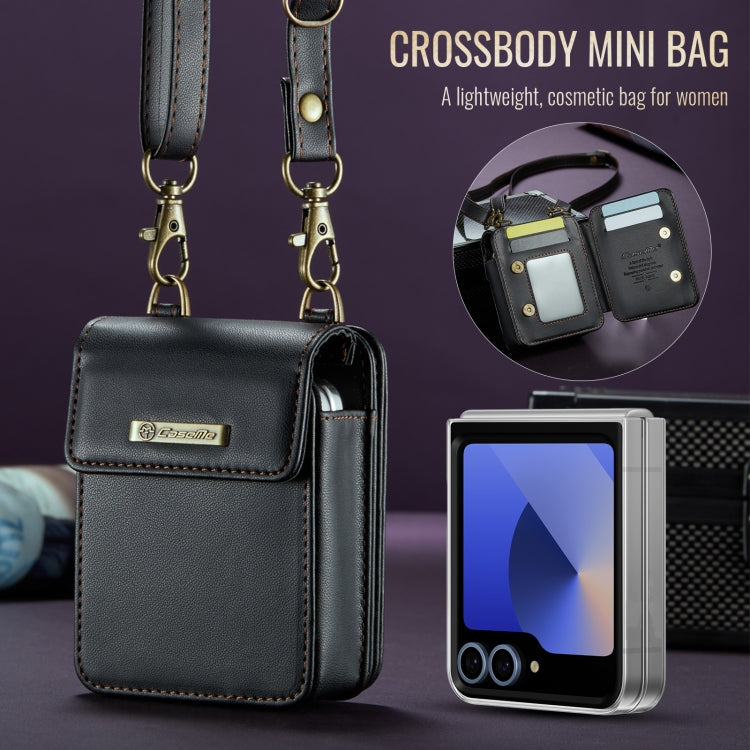 For Samsung Z Flip Series CaseMe Me50 Mini Lanyard Universal Bag(Black) - free shipping - PMC Jewellery - Order now!