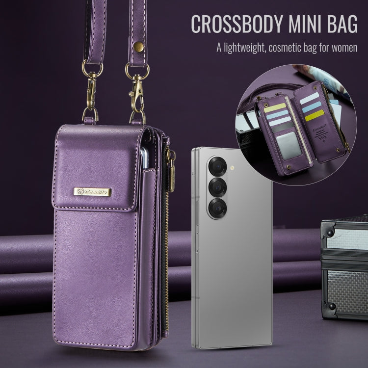 For Samsung Z Fold Series CaseMe Me50 Mini Lanyard Universal Bag(Purple) - free shipping - PMC Jewellery - Order now!