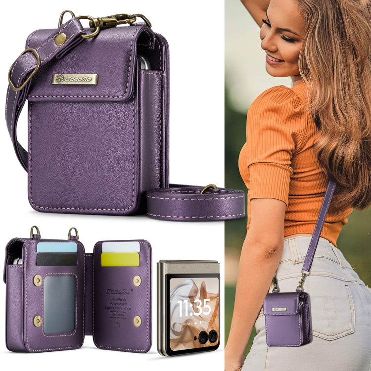 For Motorola Razr Series CaseMe Me50 Mini Lanyard Universal Bag(Purple) - free shipping - PMC Jewellery - Order now!